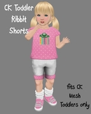 *Sparkle CK Toddler* Ribbit Shorts