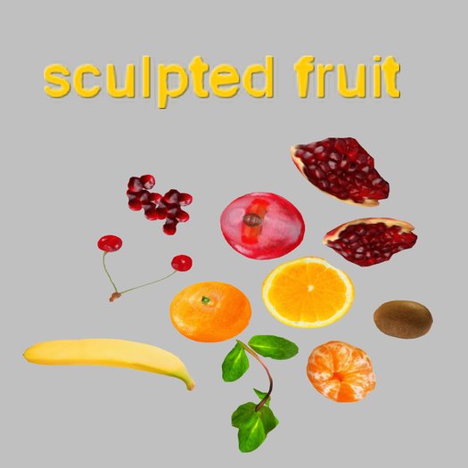 sculpted fruit