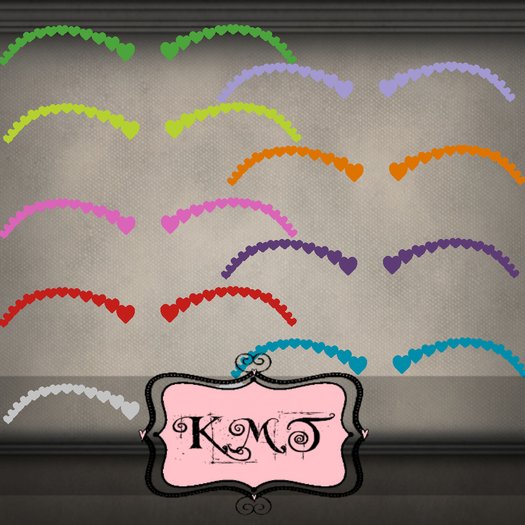 .:::K,M,T:::.Paint Play Creator Heart Brows Set Of 18 