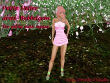 *Angel Rae's*Petite Bead Halter Dress-BubbleGum