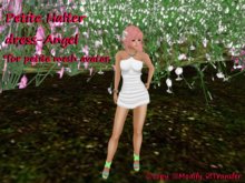 *Angel Rae's*Petite Bead Halter Dress-Angel