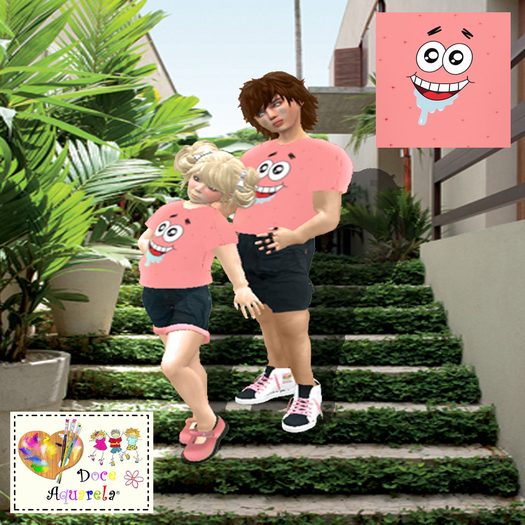 {**}DOCE AQUARELA{**} Outfit mesh Patrick Girl