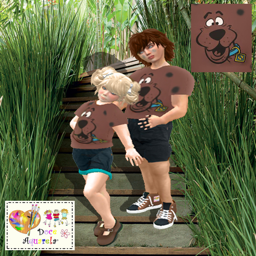 {**}DOCE AQUARELA{**}Outfit mesh Scooby doo Girl