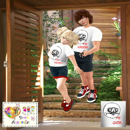 {**}DOCE AQUARELA{**}Outfit mesh memes me gusta Girl