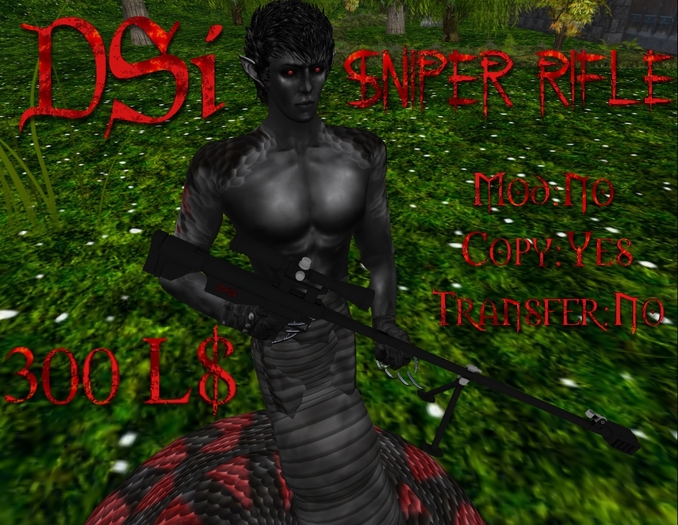 DSI Sniper Rifle Mk6 With Muzzle Flash Effects