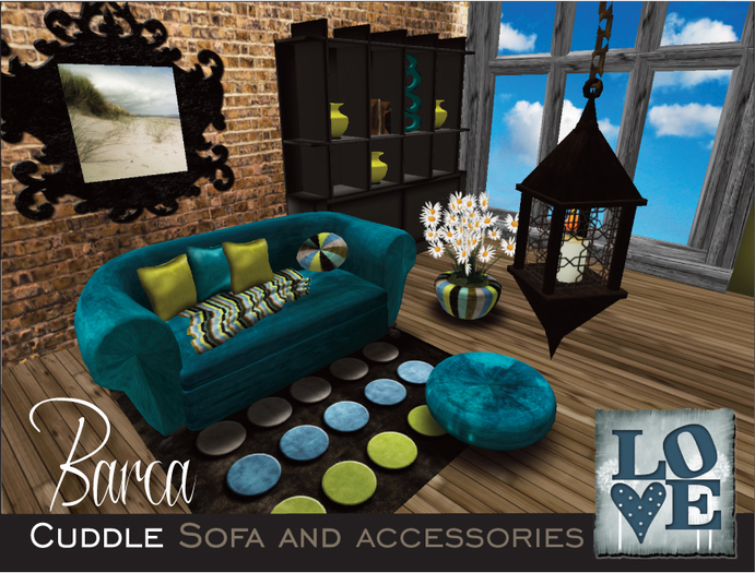 Barca massive comfy texture change Cuddle and Massage sofa with accessories