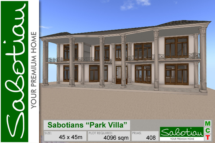 Sabotian "Park Villa" -white- SALE
