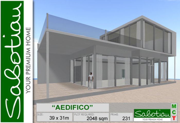 Sabotian "Aedifico" SALE