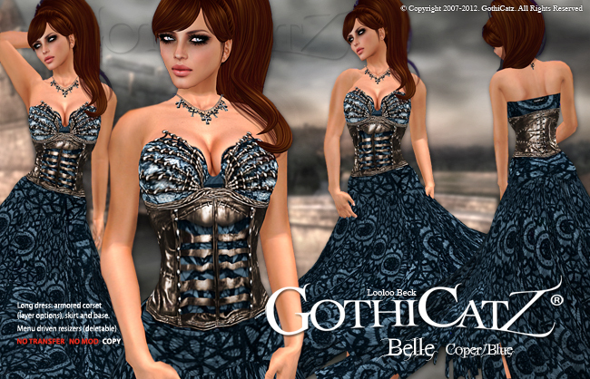 >>GothiCatz<< Belle Coper/Blue