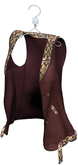 "Bordeaux Vintage Vest" Lady Mor 