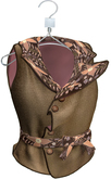 "Wool Flower Vest" Lady Mor