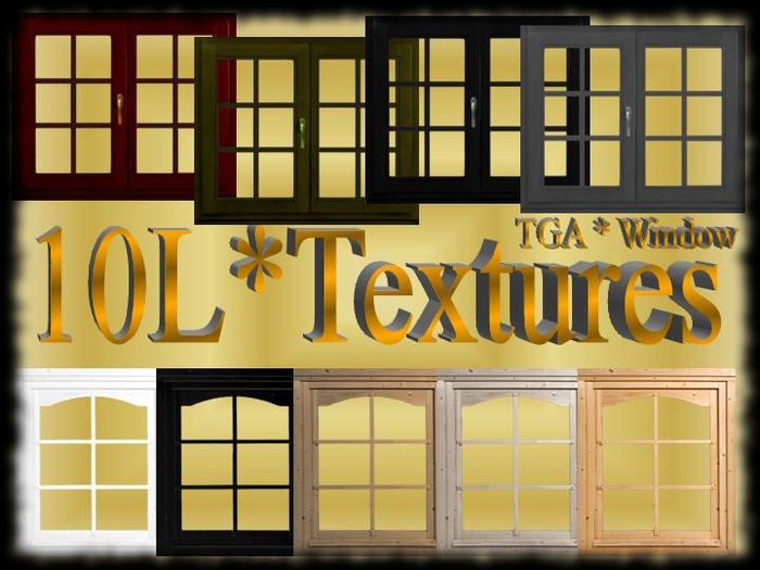 Wood Window Textures Full Perm