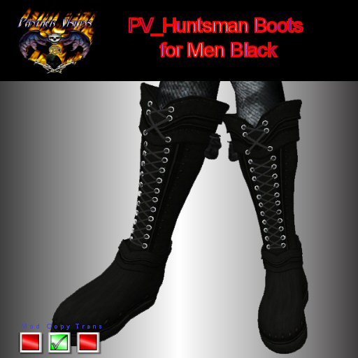 PV_Huntsman Boots for Men Black