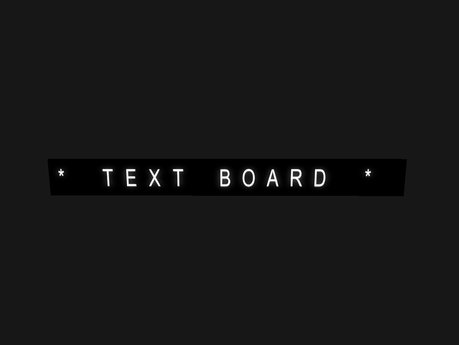 Second Life Marketplace - Text Board (box)