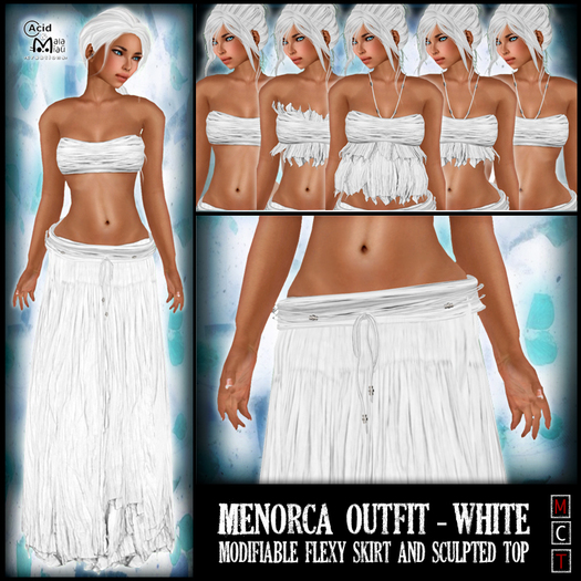 .:A&M:. Menorca Outfit - White 