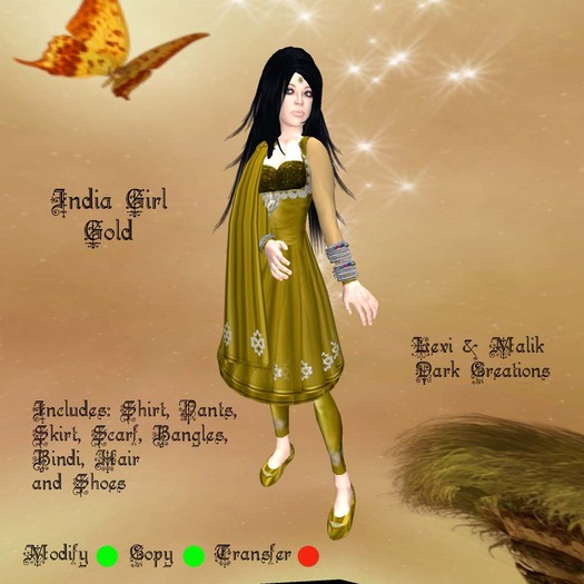 India Girl Gold