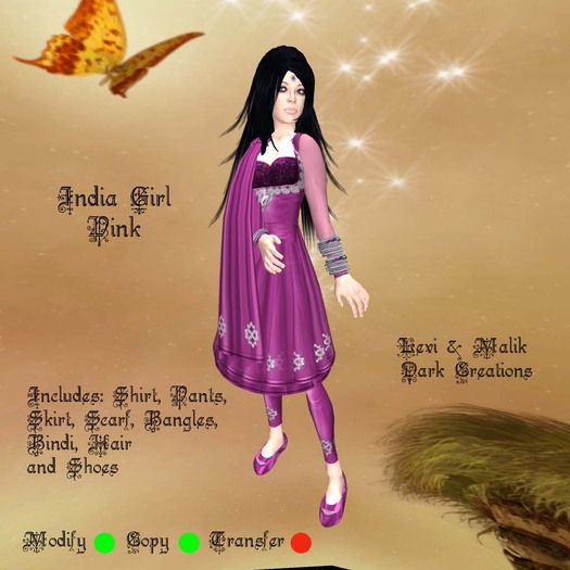 India Girl Pink