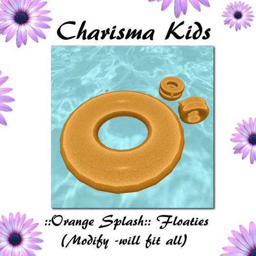 Charisma Kids ::Orange Splash:: Floaties BOX