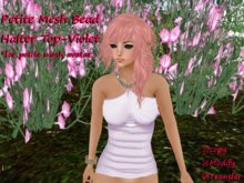 *Angel Rae's*Petite Bead Halter Top-Violet