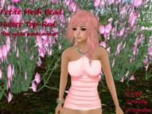 *Angel Rae's*Petite Bead Halter Top-Red