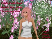 *Angel Rae's*Petite Bead Halter Top-Silver