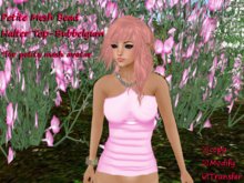 *Angel Rae's*Petite Bead Halter Top-BubbleGum