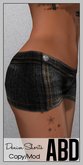 ABD :: Denim Shorts Black 