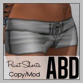 ABD :: Print Shorts Grey 