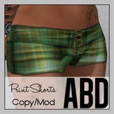 ABD :: Print Shorts Green 