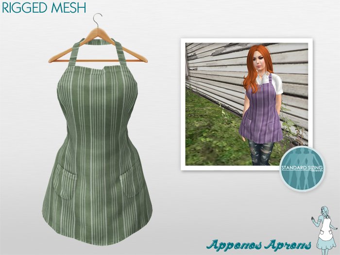 Apponos Aprons: Butler Stripes: Figmint