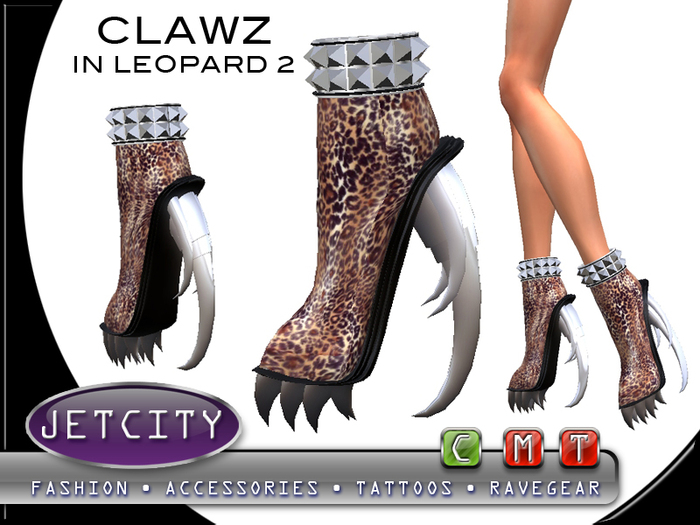 JETCITY BOOTS > Clawz - in Leopard 2