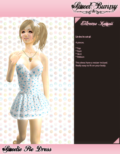 = - Sweet Bunny - = Sweetie Pie Dress - Blue