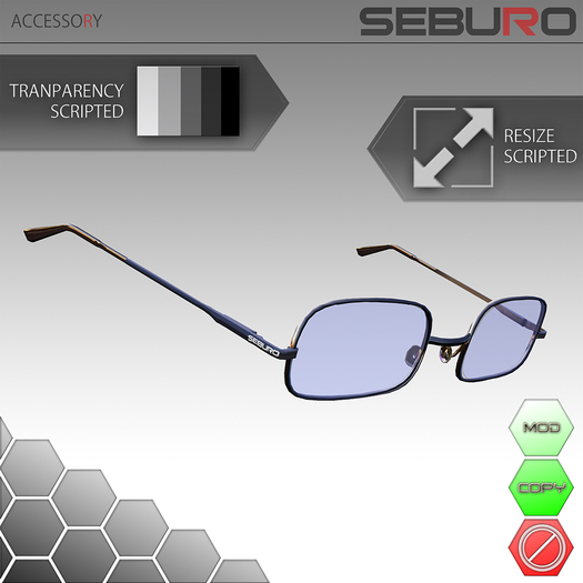 [Seburo][Accessory] - Professional Square Glasses