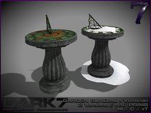 Dark 7: Garden Sundials set - Victorian