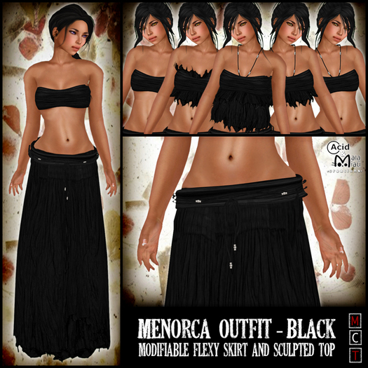.:A&M:. Menorca Outfit - Black 