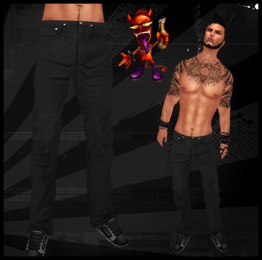 ..::Drunk Devil::.. ~ Black Jean ~ MESH