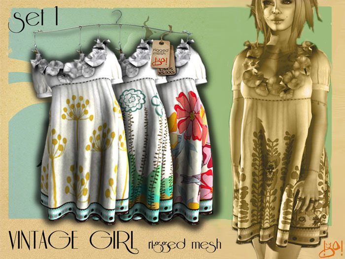 !gO! Vintage Girl Set 1