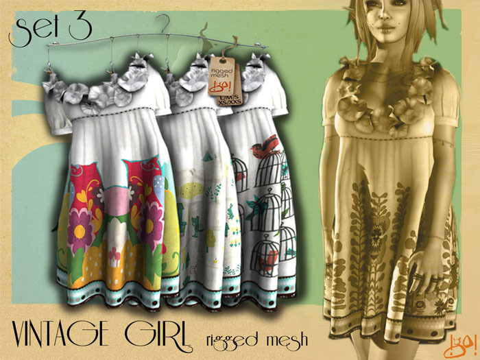 !gO! Vintage Girl Set 3