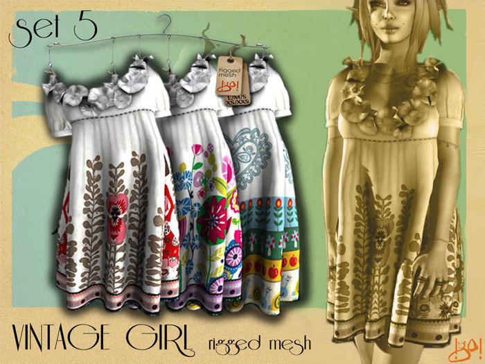 !gO! Vintage Girl Set 5