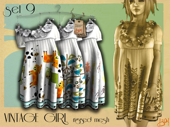 !gO! Vintage Girl Set 9