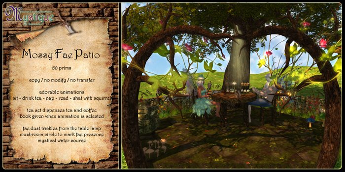 *.: Mystique :.* Mossy Fae Patio