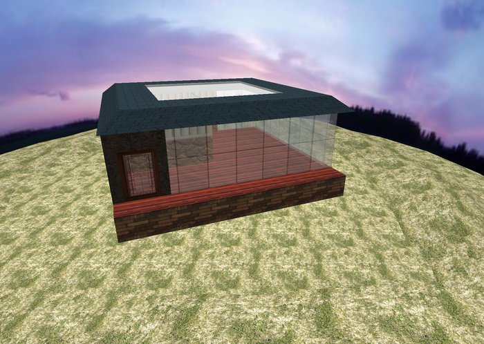 9 prim Cozy Log Cabin