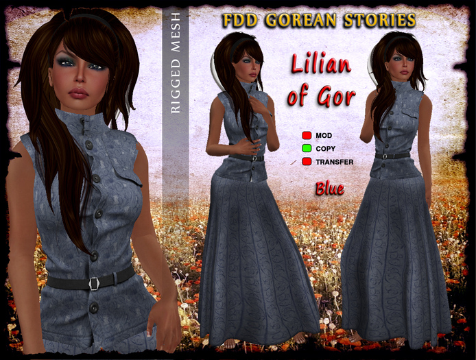 ~FDD GS "Lilian" Rigged Mesh Blue