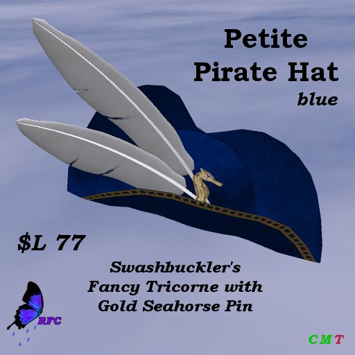 Petite Tricorne Blue
