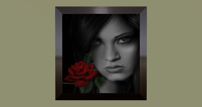 Blood Tears Animated Picture (1 Prim)
