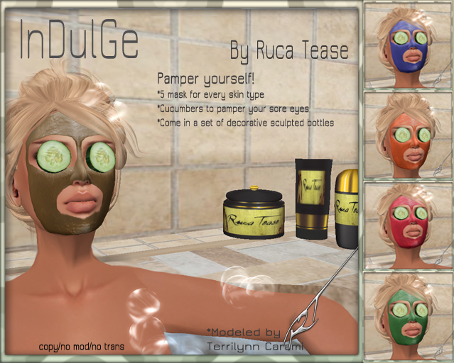 Indulge Facial clay mask by Ruca Tease 