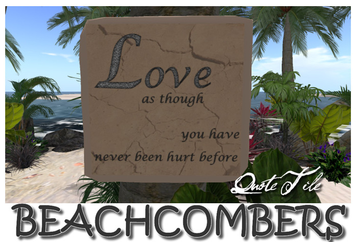 Beachcombers Wall Tile - Love