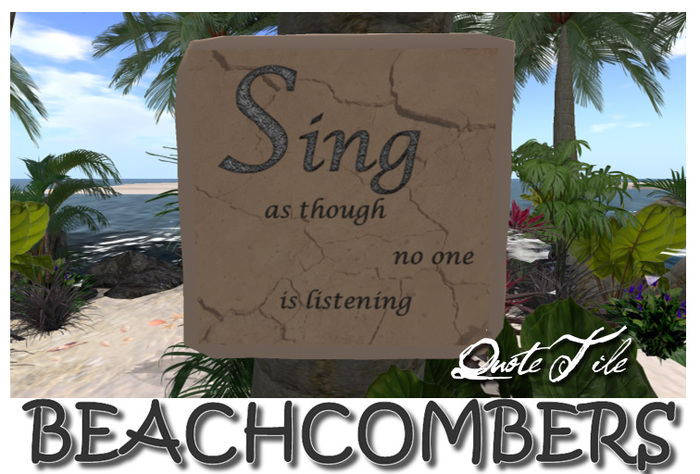 Beachcombers Wall Tile - Sing