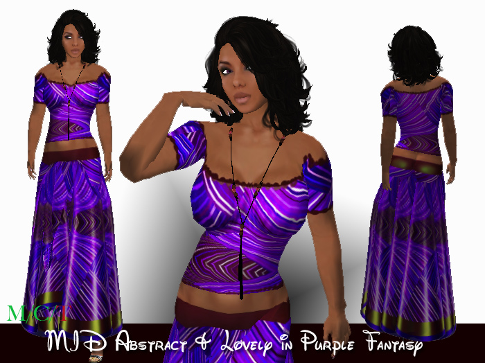 *MID* Abstract & Lovely  Purple Fantasy