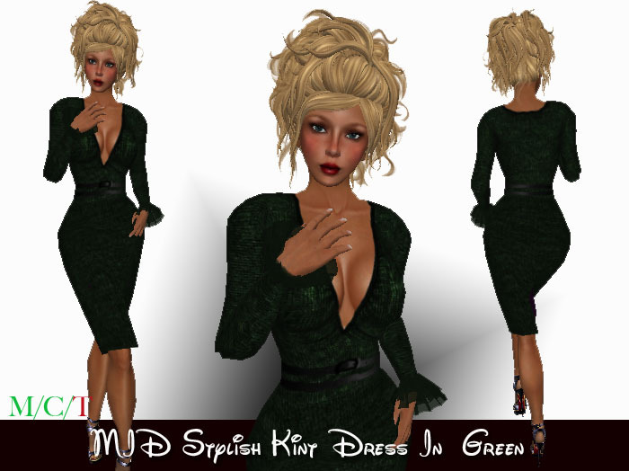 *MID*Stylish Knit  In Green